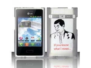 BJ For LG Optimus Logic L35g/Dynamic L38c Rubberized Hard Design Case Cover - If you know BJ For LG Optimus Logic L35g/Dynamic L38c Rubberized Hard Design Case Cover - If you know