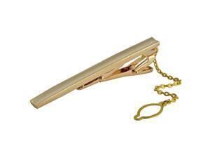 eForCity Tie Clip with Chain, Gold eForCity Tie Clip with Chain, Gold