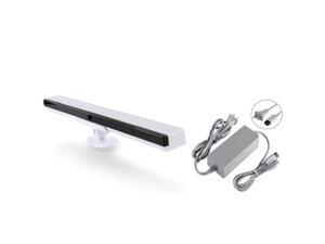 eForCity Wireless Remote Sensor Bar + Wall Home Travel Charger For Nintendo Wii Controller eForCity Wireless Remote Sensor Bar + Wall Home Travel Charger For Nintendo Wii Controller
