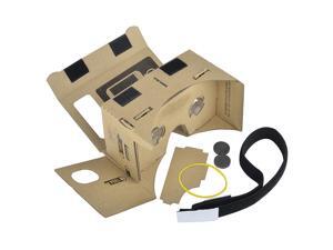eForCity Cardboard 3D Virtual Reality VR Glasses with Headband for up to 5.1-inch screen Smartphones/ Apple iOS 8.0/ Android 4.2.2 OS/ Google eForCity Cardboard 3D Virtual Reality VR Glasses with Headband for up to 5.1-inch screen Smartphones/ Apple iOS 8.0/ Android 4.2.2 OS/ Google