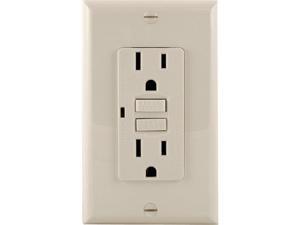 GE 17819 GFCI Receptacle (Light Almond) GE 17819 GFCI Receptacle (Light Almond)