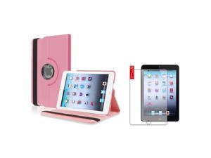eForCity Light Pink 360 Swivel Leather Case Cover + 2x Anti-Glare Screen Protector For iPad Mini 1 / Apple iPad Mini 2 / iPad Mini with Retina Display (iPad Mini 3) eForCity Light Pink 360 Swivel Leather Case Cover + 2x Anti-Glare Screen Protector For iPad Mini 1 / Apple iPad Mini 2 / iPad Mini with Retina Display (iPad Mini 3)