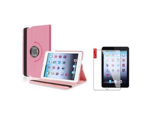 eForCity Light Pink 360 Rotating Leather Case with Reusable Screen Protector for Apple iPad Mini 1 / Apple iPad Mini 2 / iPad Mini with Retina Display (iPad Mini 3) eForCity Light Pink 360 Rotating Leather Case with Reusable Screen Protector for Apple iPad Mini 1 / Apple iPad Mini 2 / iPad Mini with Retina Display (iPad Mini 3)