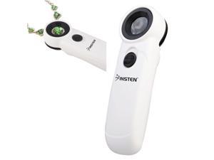 eForCity 45x Magnifying LED Light Glass for Jeweler, White eForCity 45x Magnifying LED Light Glass for Jeweler, White