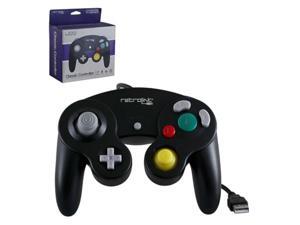 Retro-Link Wired Nintendo GameCube Style USB Controller For PC And Mac Black Retro-Link Wired Nintendo GameCube Style USB Controller For PC And Mac Black