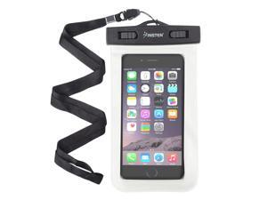 eForCity White Waterproof Bag PVC Carrying Case Pouch (6.5 x 3.9 inches) with Lanyard For ZTE Fanfare Nexus 5X 5P iPhone Samsung LG HTC Nokia Motorola Alcatel ZTE Huawei Universal - up to 3 meters eForCity White Waterproof Bag PVC Carrying Case Pouch (6.5 x 3.9 inches) with Lanyard For ZTE Fanfare Nexus 5X 5P iPhone Samsung LG HTC Nokia Motorola Alcatel ZTE Huawei Universal - up to 3 meters
