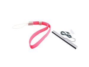 eForCity Pink Hand Wrist Strap + Black Wired Sensor Bar Compatible With Nintendo Wii eForCity Pink Hand Wrist Strap + Black Wired Sensor Bar Compatible With Nintendo Wii