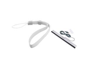eForCity White Remote Controller Hand Strap+Wired Sensor Bar For Nintendo Wii eForCity White Remote Controller Hand Strap+Wired Sensor Bar For Nintendo Wii