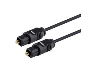 eForCity Digital Optical Audio Toslink Cable 6 FT / 1.8m for Pro Audio cards / MiniDisk players and recorders / Sony PS3 / PS4 / Xbox One, Black eForCity Digital Optical Audio Toslink Cable 6 FT / 1.8m for Pro Audio cards / MiniDisk players and recorders / Sony PS3 / PS4 / Xbox One, Black
