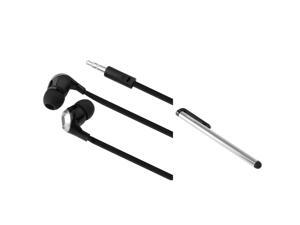 eForCity 5X Black Earphone / Earbud Compatible With Samsung Galaxy Note 10.1 N8000 + Silver Stylus eForCity 5X Black Earphone / Earbud Compatible With Samsung Galaxy Note 10.1 N8000 + Silver Stylus