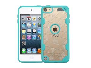 Apple iPod Touch 5th Gen / 6th Gen Case, eForCity Crystal PC/TPU Rubber Case Cover For Apple iPod Touch 5th Gen / 6th Gen, Clear/Teal Apple iPod Touch 5th Gen / 6th Gen Case, eForCity Crystal PC/TPU Rubber Case Cover For Apple iPod Touch 5th Gen / 6th Gen, Clear/Teal