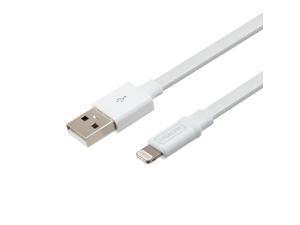 SybaLink 6.5 Feet Lightning to USB 2.0 Data & Charging Cable, White SybaLink 6.5 Feet Lightning to USB 2.0 Data & Charging Cable, White