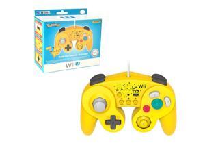 HORI 2-Pack Pikachu Classic Controller Wired Controller For Nintendo Wii / Wii U HORI 2-Pack Pikachu Classic Controller Wired Controller For Nintendo Wii / Wii U