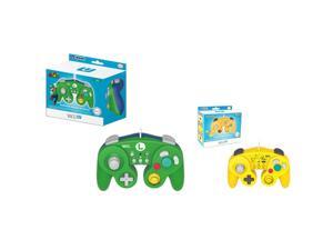 HORI 2-Pack Classic Controller Wired Controller For Nintendo Wii / Wii U (Luigi+Pikachu) HORI 2-Pack Classic Controller Wired Controller For Nintendo Wii / Wii U (Luigi+Pikachu)
