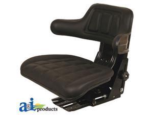 Universal full suspension adjustable Tractor Seat with armrest BLACK Universal full suspension adjustable Tractor Seat with armrest BLACK
