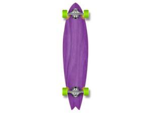 Complete Longboard Fishtail Skateboard 40" X 9.75" - Purple Complete Longboard Fishtail Skateboard 40" X 9.75" - Purple
