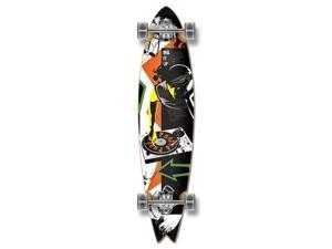 Graphic Complete Longboard Fishtail Skateboard 40" X 9.75" - MIXITUP Graphic Complete Longboard Fishtail Skateboard 40" X 9.75" - MIXITUP