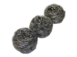 3-Pack Stainless Steel Scouring Scrubbers 3-Pack Stainless Steel Scouring Scrubbers