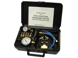 Fuel Injection Pressure Tester with Two Gages in Molded Plastic Storage Case Fuel Injection Pressure Tester with Two Gages in Molded Plastic Storage Case