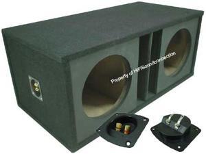 CAR STEREO PORTED DUAL 12" PAINTABLE SUBWOOFER ENCLOSURE BASS SPEAKER SUB BOX CAR STEREO PORTED DUAL 12" PAINTABLE SUBWOOFER ENCLOSURE BASS SPEAKER SUB BOX