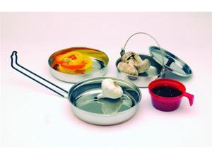 Texsport 4 Piece Stainless Steel Mess Kit Texsport 4 Piece Stainless Steel Mess Kit