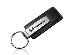 Hummer Logo Black Leather Key Chain Hummer Logo Black Leather Key Chain