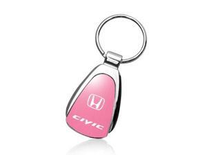 Honda Civic Pink Tear Drop Key Chain Honda Civic Pink Tear Drop Key Chain