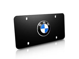 BMW Black Stainless Steel License Plate BMW Black Stainless Steel License Plate