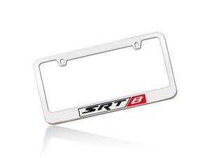 SRT8 Logo Chrome Metal License Frame SRT8 Logo Chrome Metal License Frame
