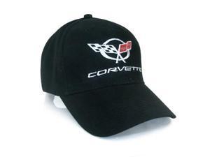 Corvette C5 Logo and Name Black Baseball Cap Corvette C5 Logo and Name Black Baseball Cap