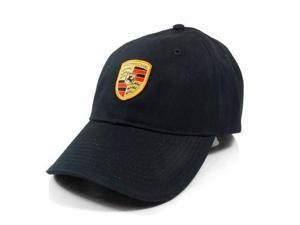 Porsche Crest Logo Black Baseball Cap Porsche Crest Logo Black Baseball Cap
