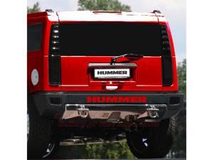 Hummer H2 Rear Bumper Letters Insert Red Hummer H2 Rear Bumper Letters Insert Red