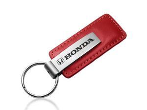 Honda Red Leather Car Key Chain, Official Licensed Honda Red Leather Car Key Chain, Official Licensed