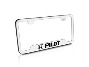 Honda Pilot Brushed Stainless Steel License Plate Frame Honda Pilot Brushed Stainless Steel License Plate Frame