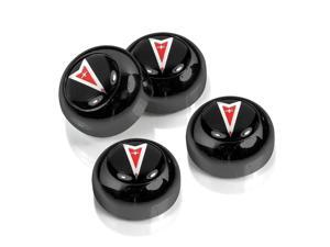 Pontiac Logo License Plate, License Frame Black Screw Covers Pontiac Logo License Plate, License Frame Black Screw Covers