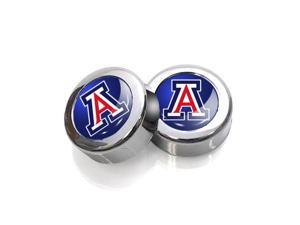University of Arizona Wildcats License Plate, Frame Chrome Screw Covers University of Arizona Wildcats License Plate, Frame Chrome Screw Covers