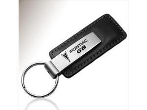 Pontiac G8 Black Leather Key Chain Pontiac G8 Black Leather Key Chain