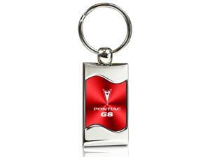 Pontiac G8 Red Spun Brushed Metal Key Chain Pontiac G8 Red Spun Brushed Metal Key Chain