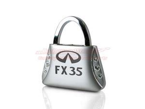 Infiniti FX35 Clear Crystals Purse Shape Key Chain Infiniti FX35 Clear Crystals Purse Shape Key Chain
