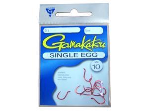 Gamakatsu Single Egg Hooks (Red) - 10 Pack 14 Gamakatsu Single Egg Hooks (Red) - 10 Pack 14