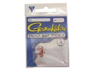 Gamakatsu Trout Bait Treble Hooks 18; Red Gamakatsu Trout Bait Treble Hooks 18; Red