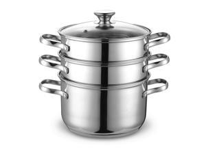 Cook N Home 4pcs Stainless Steel Steamer Set Cook N Home 4pcs Stainless Steel Steamer Set