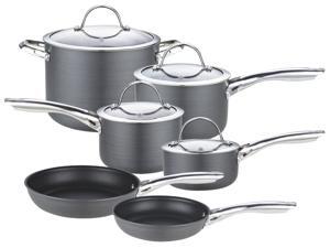 Cooks Standard NC-00347 10-Piece Hard Anodize Premium Grade Nonstick Cookware Set, Black Cooks Standard NC-00347 10-Piece Hard Anodize Premium Grade Nonstick Cookware Set, Black