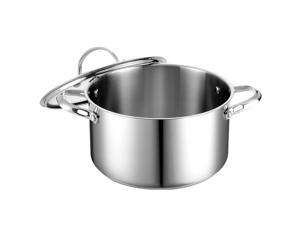 Cooks Standard NC-00350 Stainless Steel Stockpot with Cover, 6-Quart Cooks Standard NC-00350 Stainless Steel Stockpot with Cover, 6-Quart