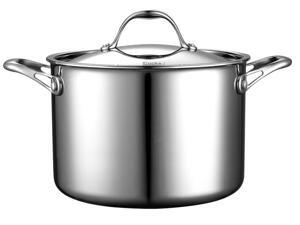 Cook Standard Multi-Ply Clad 8-QT Stockpot Stainless Steel Cook Standard Multi-Ply Clad 8-QT Stockpot Stainless Steel