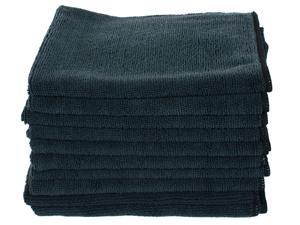 Black Microfiber Towels 16"x16" (10-Pack) Black Microfiber Towels 16"x16" (10-Pack)