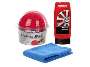 Mothers Power Ball and PowerBall Metal Polish+ Microfiber Towel Mothers Power Ball and PowerBall Metal Polish+ Microfiber Towel