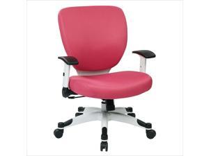 Office Star Pulsar Office Chair with Padded Mesh Seat and Back in Pink Office Star Pulsar Office Chair with Padded Mesh Seat and Back in Pink