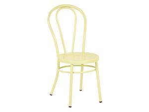 Office Star Odessa Metal Patio Dining Chair in Pastel Lemon (Set of 2) Office Star Odessa Metal Patio Dining Chair in Pastel Lemon (Set of 2)