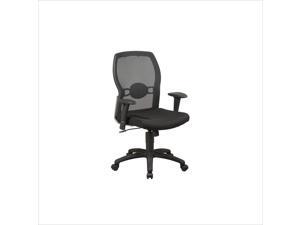 Office Star Woven Mesh Back Office Chair in Coal Office Star Woven Mesh Back Office Chair in Coal